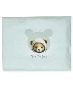Textil jastučnica za bebe devojčice 50x40 cm Teddy Mint