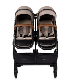 Chipolino Duo Smart kombinovana kolica za blizance Tiramisu