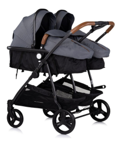 Chipolino Duo Smart kombinovana kolica za blizance Cloud