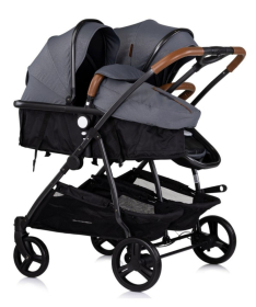 Chipolino Duo Smart kombinovana kolica za blizance Cloud