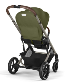 Cybex Balios S Lux taupe frame kolica za bebe Moss Green
