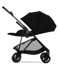 Cybex Melio Carbon kolica 2 u 1 sa auto sedištem Cloud G I-size - Magic Black&Moon Black New