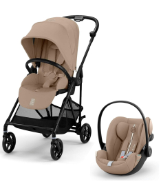 Cybex Melio Carbon kolica 2 u 1 sa auto sedištem Cloud G I-size - Almond Beige