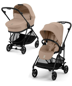 Cybex Melio Carbon kolica 2 u 1 sa nosiljkom - Almond Beige