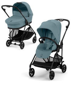 Cybex Melio Carbon kolica 2 u 1 sa nosiljkom - Stormy Blue