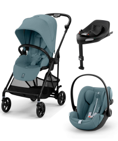 Cybex Melio Carbon kolica 3 u 1 sa Cloud G auto sedištem i G isofix bazom - Stormy Blue