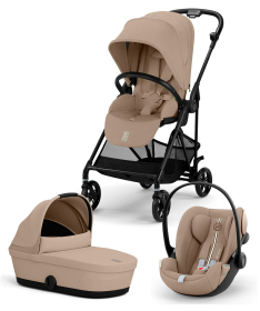 Cybex Melio Carbon kolica 3 u 1 sa auto sedištem Cloud G I-size - Almond Beige