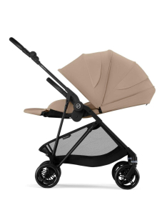 Cybex Melio Carbon kolica 4 u 1 sa Cloud G auto sedištem, nosiljkom i G i-Size bazom - Almond Beige