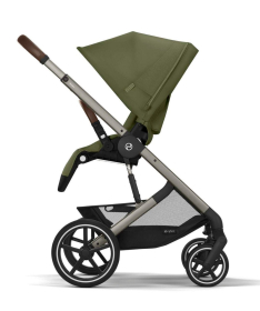 Cybex Balios S Lux kolica 2 u 1 sa auto sedištem Cloud G I-size plus - Moss Green&Moon Black