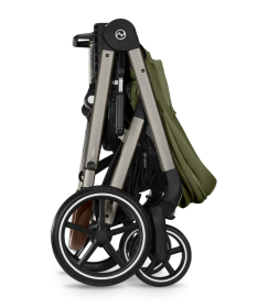 Cybex Balios S Lux kolica 2 u 1 sa auto sedištem Cloud G I-size plus - Moss Green&Moon Black