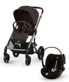 Cybex Balios S Lux kolica 2 u 1 sa auto sedištem Cloud G I-size plus - Chocolate Brown&Moon Black