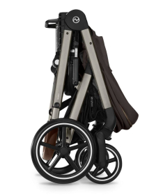 Cybex Balios S Lux kolica 2 u 1 sa auto sedištem Cloud G I-size plus - Chocolate Brown&Moon Black