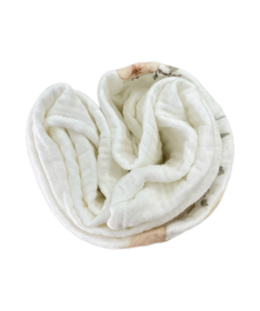 Deksi muslin prekrivač četvoroslojni 120x120 cm Zeka Roze