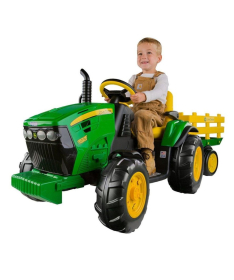 Peg Perego John Deere RC traktor sa prikolicom i upravljačem na akumulator 12v - PIGOR0117