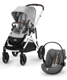 Cybex Gazelle S kolica 2 u 1 sa Cybex Gloud G i-SIZE auto sedištem - Lava Grey mid