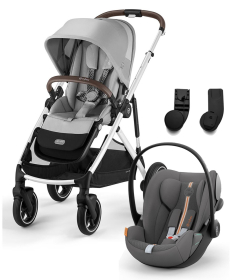 Cybex Gazelle S kolica 2 u 1 sa Cybex Gloud G i-SIZE auto sedištem - Lava Grey mid