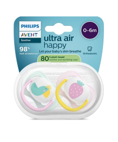 Avent Ultra Air Varalica za devojčice 0-6 meseci Toucan&Strawberry SCF080/24