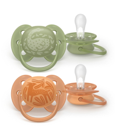 Avent Ultra Soft varalica za bebe 18 meseci+ Green&Orange SCF093/06