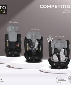 Moni Competition Isize auto sedište za bebe 40-150cm Space Grey