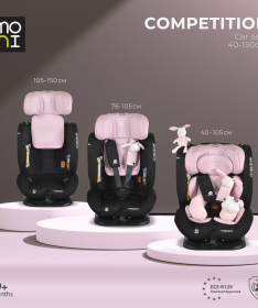 Moni Competition Isize auto sedište za bebe 40-150cm Baby Pink