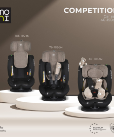 Moni Competition Isize auto sedište za bebe 40-150cm Cool Beige