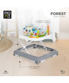 Moni Forest dubak za prohodavanje bebe 6m+ - Pink