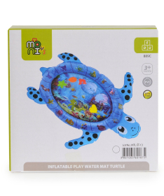 Moni Toys vodena podloga za igru bebe 100x84x8 cm Kornjača