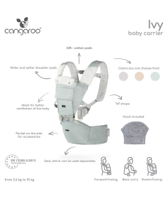 Cangaroo kengur nosiljka za bebe Ivy Green