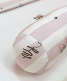 Zaštitna ogradica za krevetac za bebe 15x200cm Leptirići