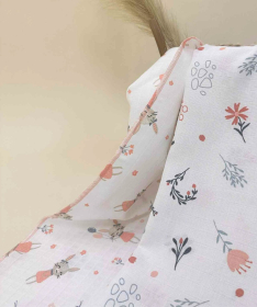 Textil Višenamenska muslin pelena za bebe 2 komada Cvetići-Zeke