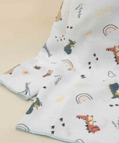 Textil Višenamenska muslin pelena za bebe 2 komada Dino-Animals