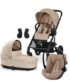 Cybex Balios S kolica za bebe 3 u 1 sa Cloud G i-Size Plus auto sedištem - Almond Beige