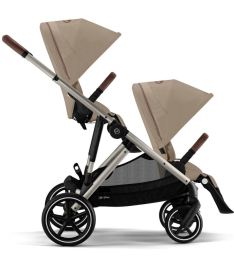 Cybex Gazelle S kolica za blizance Taupe frame - Almond Beige