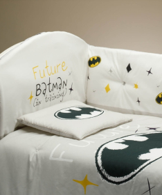 STEFAN komplet posteljine za krevetac za bebe 120x60cm Batman