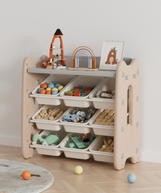 Feelkids sistem za odlaganje igračaka i stvari Mačka Braon