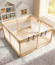 JOY ogradica za bebe 127x127 cm Bež