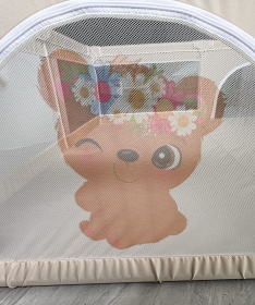 JOY ogradica za bebe 150x180 cm Print Bež