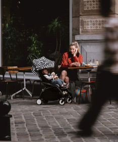 Stokee Yoyo3 kolica za bebe Crni ram 6m+ Toffee