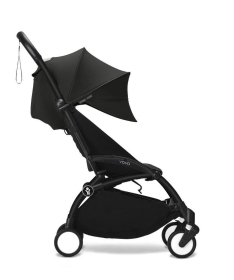 Stokee Yoyo3 kolica za bebe Crni ram 6m+ Black