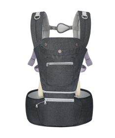 BBO kengur nosiljka za bebe do 15 kg Hugbug 8 u 1 - Dark Grey