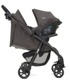 Joie Muze kolica za bebe 2 u 1 sa auto sedištem Dark Pewter