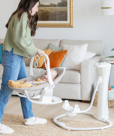 Joie Whimsy ljuljaška za bebe 2 u 1 do 9 kg Almonds