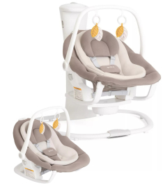 Joie Whimsy ljuljaška za bebe 2 u 1 do 9 kg Ash