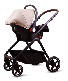 Jungle Lumi kolica za bebe 3 U 1 sa i-Size auto sedištem - Beige