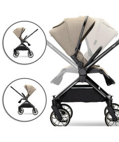 Lorelli Reya kolica za bebe 3 u 1 Brown i GRATIS ležaljka Portofino