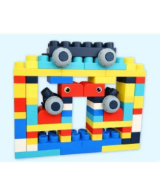 HK mini set šarenih kocki za decu Roze 99 komada - A097721