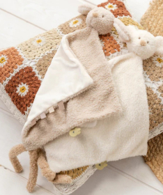 Nattou DU DU mini ćebence za utehu zeka 28x28cm - A092945