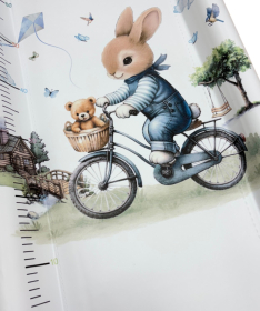 Deksi tvrda podloga za presvlačenje bebe Zeka plava 78x50 cm