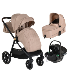 Cangaroo kolica za bebe Celebrity 3 u 1 Crepe Beige