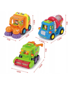 Hola Toys mešalica, vozilo za čišćenje ili kombajn igračka za decu 1 komad